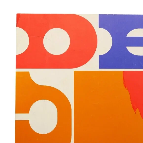 1969 Pop Art Lithograph Poster – “Deja-Vu” by Bob G.H. McKendrick, Mime Portrait - Picture 7 of 10